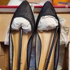 Black Mesh Flats